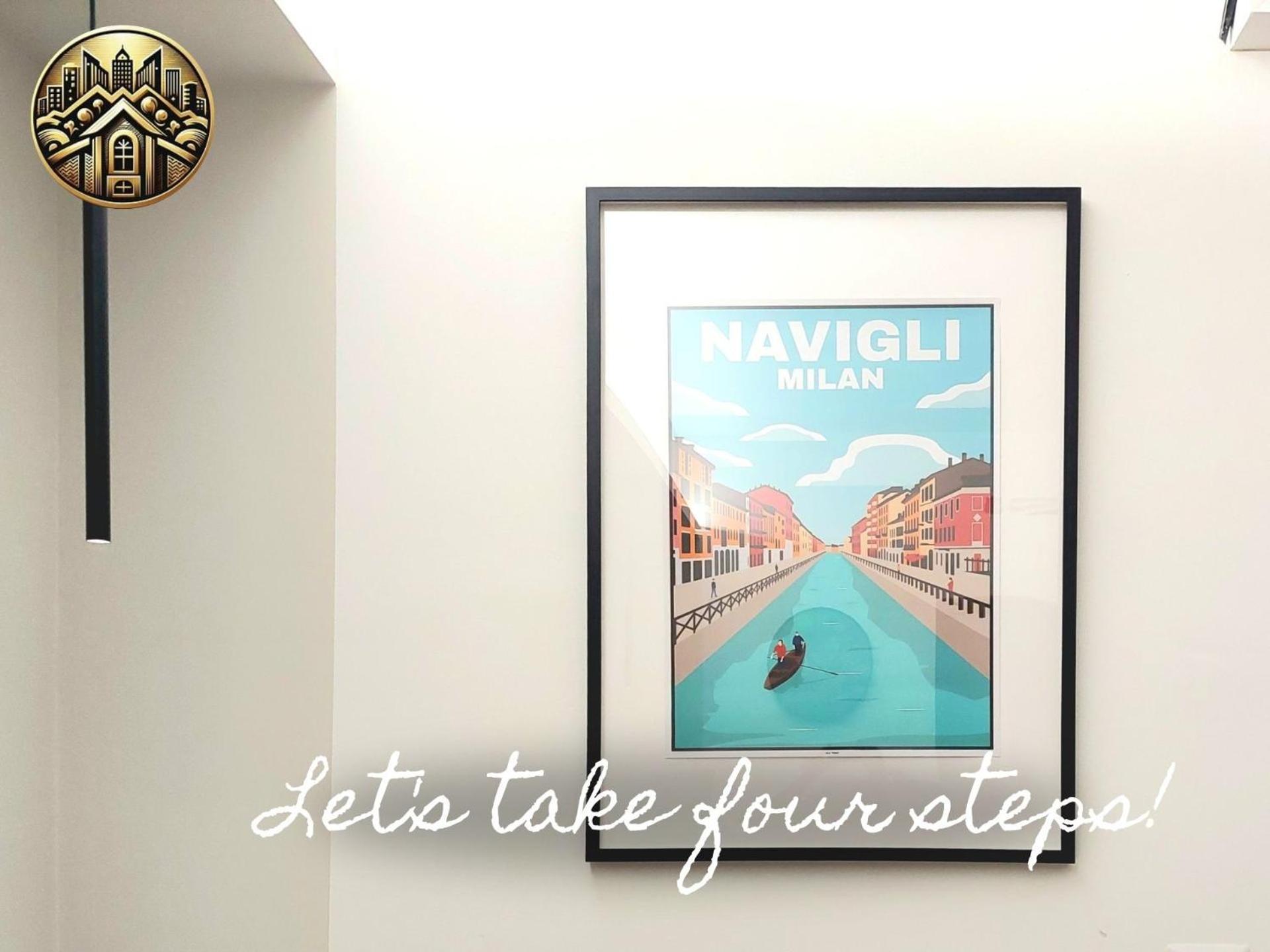 Navigli-San Babila New Studio Attico Balcone Aria 米兰 外观 照片